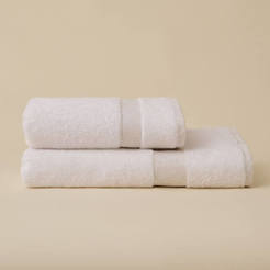 Bath towel 50 x 100 cm 97% cotton 3% linen 500 g / sq.m. Kilyos Hamam cream
