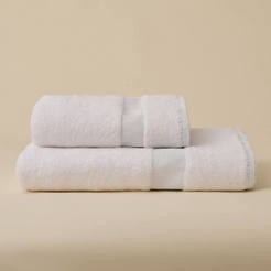 Bath towel 76 x 147 cm 97% cotton 3% linen 500 g / sq.m. mint Kilyos Hamam