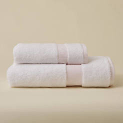 Bath towel 50 x 100 cm 97% cotton 3% linen 500 g / sq.m. pink Kilyos Hamam