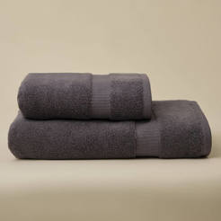 Хавлиена кърпа за баня 30 х 50см 100% памук 600гр/кв.м. тъмносива Ilda
