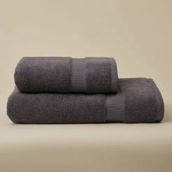Bath towel 76 x 152 cm 100% cotton 600 g / sq.m. dark gray Ilda