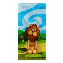 Children's beach towel 70 x 140 cm Lion