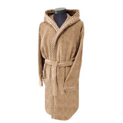Michelle bathrobe - size XL, 400 g / sq.m, beige