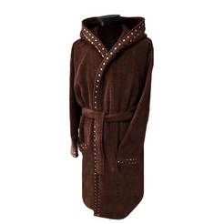 Michelle bathrobe - size XXL, 400 g / sq.m, brown