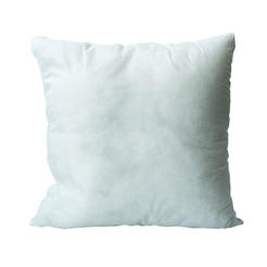 Decorative pillow, microfiber 70 x 70 cm, white