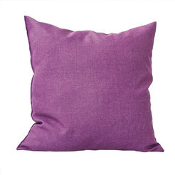 Подушка декоративная 45 х 45 см, однотонная фиолетовая Тринити