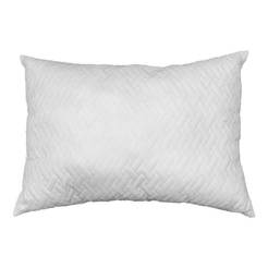 Sleeping pillow 50 x 70 cm - 600 g silicone filling, ultrasonically quilted, white, Monaco