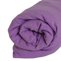 Sheet with elastic for mattress Tricot 90 x 200 cm, purple