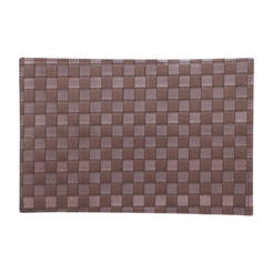 Kitchen mat for luxury 30 x 45 cm, PVC, dark brown