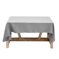 Tablecloth 100 x 150 cm, one-color gray Trinity