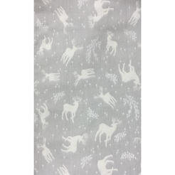 Cover "Deer" 100 x 140 cm, silver