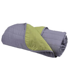 Одеяло ультразвуковое двустороннее - 150 х 210 см, зелено-серое