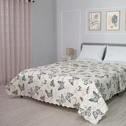 Double-faced bedspread 150x220cm, cotton wool 80g/sq.m. Izzy Virgo