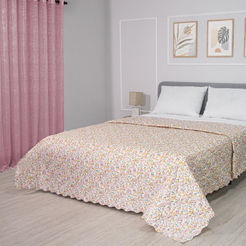Double-faced bedspread 200x220 cm, cotton wool 80 g/sq.m. Izzy Rosie