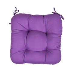 Подушка для стула универсальная размер 38/38 см, фиолетовая