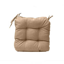 Chair cushion universal 38 x 38 cm, beige