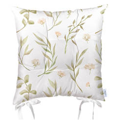 Декоративна възглавница за стол 43 х 43см, десен полски цветя 1 есен