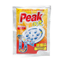 Channel unclogging agent 80g, with warm water, Peak out