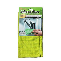 Universal microfiber cloth 30 x 30 cm, green