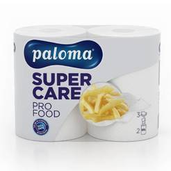 Бумага кухонная трехслойная 2шт Paloma Super Care Profood XXL