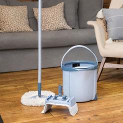 Floor cleaning kit - bucket 13l and 2 mops York Rotary