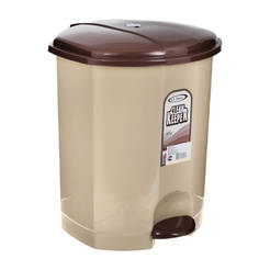 Plastic waste bin with pedal 11l