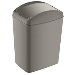 Waste bin with swinging lid 10l PVC tepa