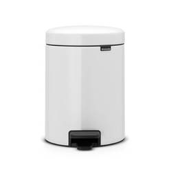 Trash can with pedal 5l Brabantia NewIcon White
