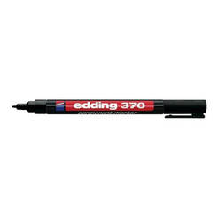 Перманентный маркер E-370/001, 1 мм, черный