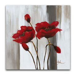 Author's painting Poppies 75 x 75 cm, LM059