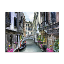 Painting Venice 60 x 80 cm, canvas, Watercolor, ST333