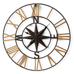 Wall clock 80 cm, metal