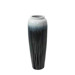 Ceramic vase 60 cm, flowing colors
