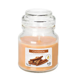 Scented candle in a jar - cinnamon