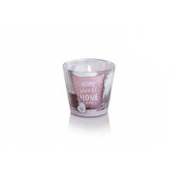 Scented candle Home Sweet Home, glass 115g