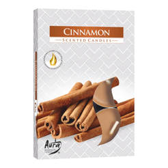 Tealights - cinnamon, 6 pcs.