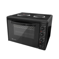 Small cooker 203VFEN, 2 cast iron plates, oven 38l, with 2 trays, ELDOM