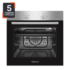 Built-in oven BO300SX, 56l, 5 functions, 60 x 60 x 55cm, TESLA