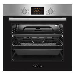 Built-in oven BO900SX, 80l, 8 functions, 60 x 60 x 55cm, TESLA