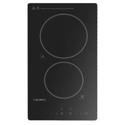 Glass-ceramic worktop for built-in 2 hotplates and touch control VCP 32 CROWN