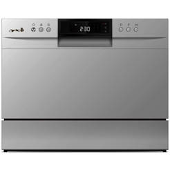 Dishwasher 6 sets with 8 programs and display ADW6-3602HN Silver ARIELLI