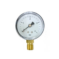 Radial pressure gauge ф50mm, 4bar