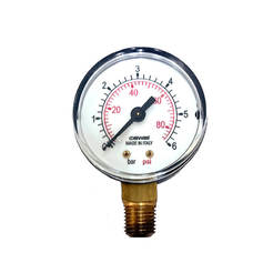 Radial pressure gauge ф50mm, 6bar