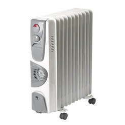 Oil radiator with fan YL-A06F-11, 11 fins, 2900W, SYNCHRO