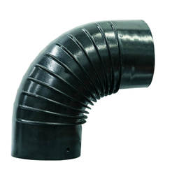 Enamelled curved hook, ф130mm, color black matt