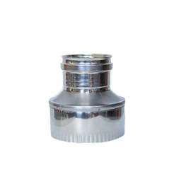 Stainless steel reducer-magnifier - Ф 80 - 130 mm