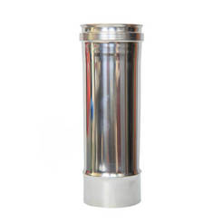 Stainless steel flue - φ130 mm, 50 cm
