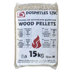 Softwood pellets 15kg/pack, Class A1