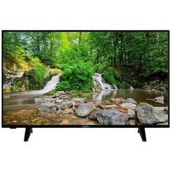 LED TV 32" HD Ready 32NV55B with HDMI and USB, black, CROWN