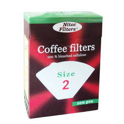 Paper coffee filter №2, box 100 pcs.
